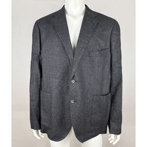 Proper Cloth Bedford Jacket Men 54/3XL? NWOT Gray‎ Glen Plaid Unlined Pockets
